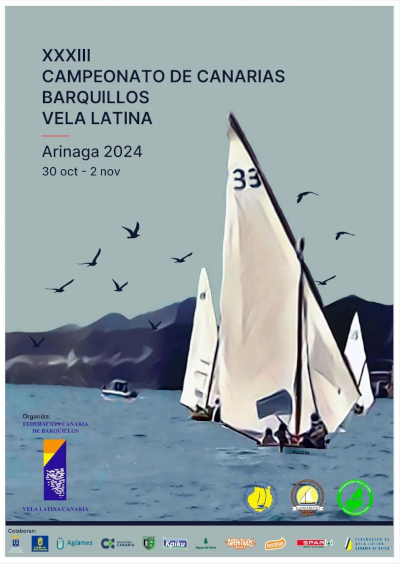 221024_Cartel. XXXIII Campeonato de Canarias de Barquillos de Vela Latina