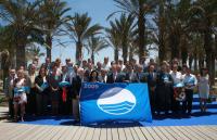 El Club Náutico de Oropesa recibe la única bandera Azul de Puerto deportivo concedida en la provincia de Castellón