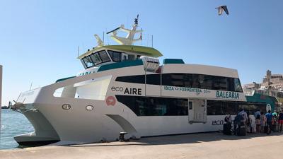  Baleària incorpora el último de sus cuatro eco fast ferries a la línea Ibiza-Formentera 