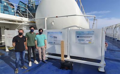  Baleària inicia la segunda fase de medición de emisiones en sus buques propulsados por GNL 