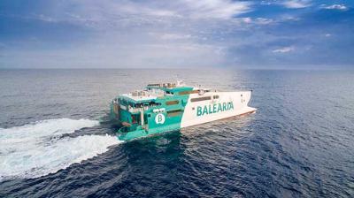  Baleària reforzará en verano los servicios entre Barcelona y las Baleares con un buque de alta velocidad 