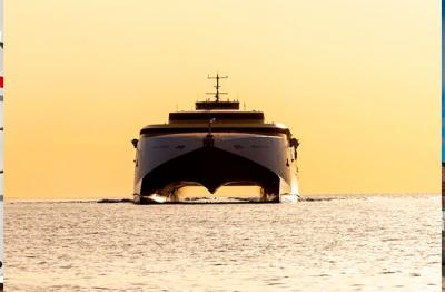 Fred. Olsen despide al Bonanza Express, el primer fast ferry de Canarias 