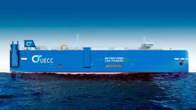  UECC se asegura una ‘financiación verde’ para sus tres nuevos car carriers híbridos a GNL 