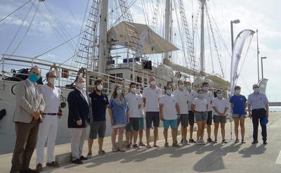 El buque-escuela Cervantes Saavedra y el Oceanogràfic presentan la primera Travesía Planeta Azul   