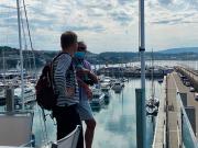 La travesía Náutica Xacobea-Ruta Sur de Asnauga en colaboración con Sailway, entre Baiona, Portosín y Compostela, llega a su meridiano, con 10 peregrinos a bordo, 6 internacionales La travesía Náutica Xacobea-Ruta Sur de Asnauga en colaboración con Sailway, entre Baiona, Portosín y Compostela, llega a su meridiano, con 10 peregrinos a bordo, 6 internacionales