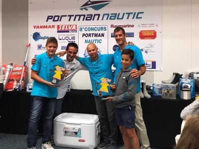 La embarcación Anatoni, brillante vencedora del 8º Concurso de Pesca del Bonito- Trofeo Portman Nautic