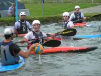 El Club Náutico Folixa, finalista en categoría femenina en la tercera prueba de la II Liga Nacional de Kayak-Polo