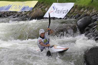 Samuel Hernanz Subcampeón de Europa K-1 de Slalom Olímpico 