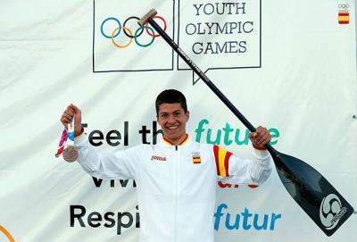 Yoel Becerra consiguió la medalla de bronce en los Juegos Olímpicos de la Juventud