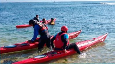 La Federacion Gallega pone en marcha las de bases de kayak mar 