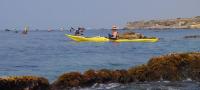 Los kayaks de mar del Club Náutico  Oropesa conquistaron la isla de Tabarca, en Alicante