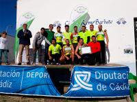 Celebrada en Barbate la primera regata de la V Liga Andaluza de remo en banco fijo-Llaut
