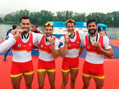 El 4- español, bronce en la Copa del Mundo de Belgrado