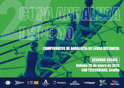 El Campeonato de Andalucía de larga distancia de remo, en el CAN Telecabina de la capital andaluza 