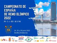 El Campeonato de España de remo olímpico y paralímpico, desde este viernes en el CEAR La Cartuja de Sevilla con 1.000 deportistas de 63 clubes 