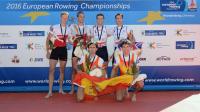 El Equipo Nacional de remo regresa del Europeo con una medalla de bronce