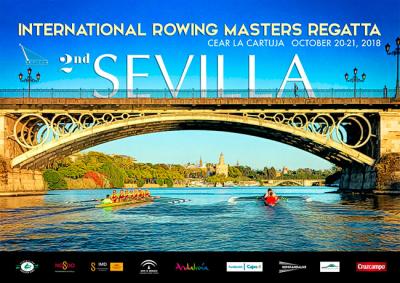 La II Sevilla International Rowing Masters Regatta se pone en marcha este viernes