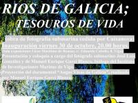 Llega al Liceo Marítimo de Bouzas la espectacular exposición de fotografía submarina "Ríos de Galicia. Tesouros de Vida".