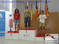 Rosa Mª González gana la Copa de España Femenina de Pesca Submarina y el I Open Internacional