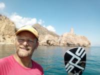 Antonio de la Rosa quiere cruzar el océano Pacífico en paddle surf