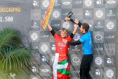 El Surf como ventana al turismo:  Récord en el regreso de Canarias al circuito de la World Surf League