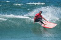 Ginger Caimi y Martin Coret se alzan con la victoria en el Vila do Bispo Longboard Classic