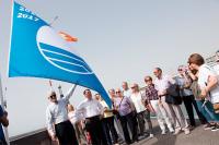 El RCNT iza en sus instalaciones por tercer año consecutivo la Bandera Azul de Puertos