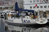 “Whirlwind II”, velero de 20 metros de bandera británica, inaugura la temporada de tránsitos en el puerto deportivo del Real Club Náutico de Vigo