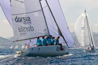 El Dorsia Sailing Team de Natalia Dufresne lista para el Nacional de J80