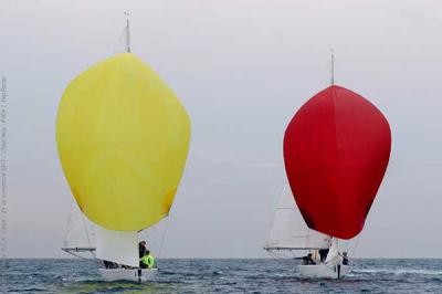 El viento condiciona el programa en la primera jornada de la Liga Match Race en Calpe