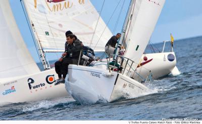 Manu Weiller y Paolo Cian llegan invictos a la jornada final del Puerto Calero Match Race