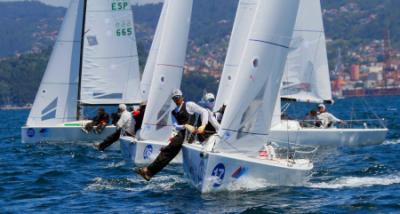 Marnatura, Noticia y Pazo de Cea podio de  la Copa de España Sailway de j70 tras la primera jornada en Vigo