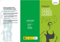 Campaña de difusión de la Agencia Española de Protección de la Salud en el Deporte