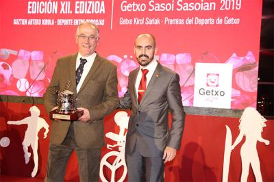  José Luis Ribed recibió un Premio Especial en la XII Gala del Deporte de Getxo