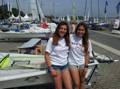 María Cantero y Ana Hernández preparan en la Semana de Kiel el inminente Europeo de 49er FX