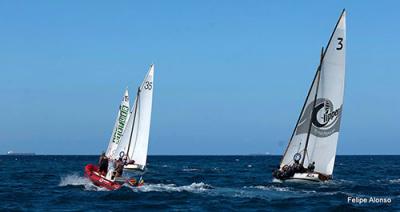 Triple empate en la cabeza del Cpto Provincial de Vela Latina Canaria