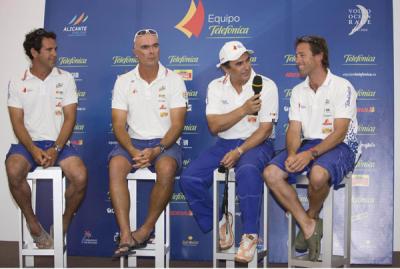 "Un equipo, dos barcos”, filosofía del equipo Telefónica 