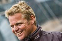 Alex Pella a bordo del Prince de Bretagne 80