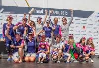 El equipo femenino Team SCA completa una etapa agónica