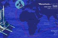 El trimarán Maserati a por el record de la Ruta del The entre Hong Kong y Londres