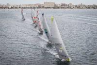 La Volvo Ocean Race comienza con Brunel en cabeza, y MAPFRE tercero