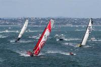 MAPFRE lidera la flota de la Volvo Ocean Race en la salida de la etapa reina