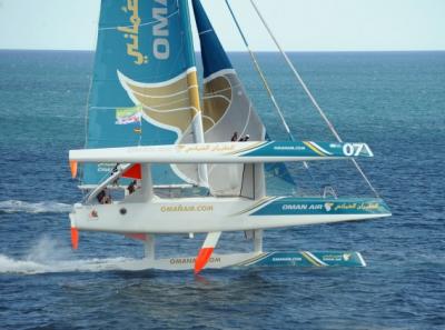 Oman Air-Musandam se escapa, los Multi50 en un pañuelo