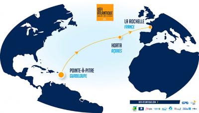 Salida de la segunda etapa del Défi Atlantique entre Horta y La Rochelle