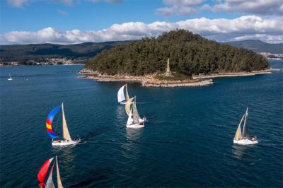 Aguete ya se prepara para acoger este sábado a la flota de la 9ª Regata Interclubes Ría de Pontevedra