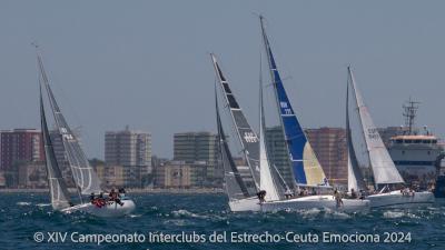 Ceuta, destino de la flota en la 8 Prueba Campeonato Interlcubs del Estrecho. 