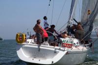 El Menudeta, primer líder de la clasificación general de la regata el Gaitero