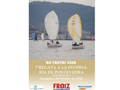 La 7ª Regata de la Ría de Pontevedra para cruceros en modalidad “a la inversa”, este próximo sábado en Combarro 