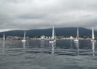 La ausencia de viento obliga a aplazar la primera etapa de la regata Alca en la ría de Arousa.