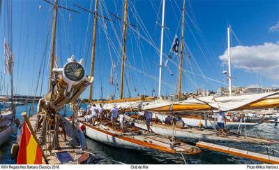 La edición más espectacular de la Regata Illes Balears Clàssics suelta amarras en el Club de Mar